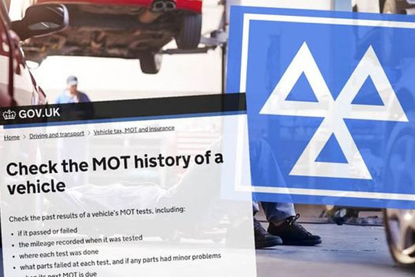 Checking a vehicle's MOT history on GOV.UK